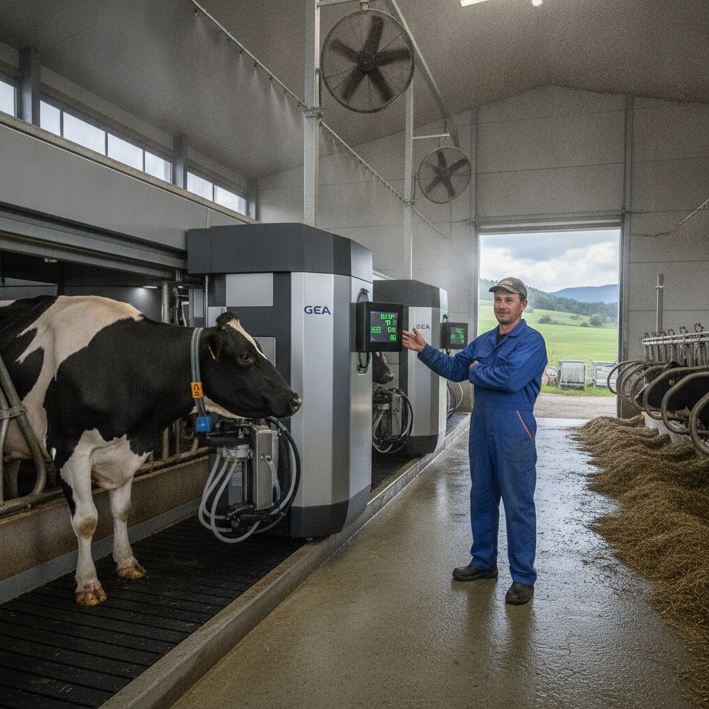 Robot umesto čoveka: Slovenačka farma dokazuje da svaka krava može da da 2.000 litara mleka više godišnje