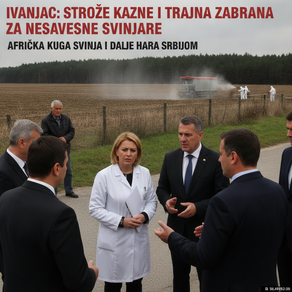 Ivanjac: Strože kazne i trajna zabrana za nesavesne svinjare — afrička kuga svinja i dalje hara Srbijom