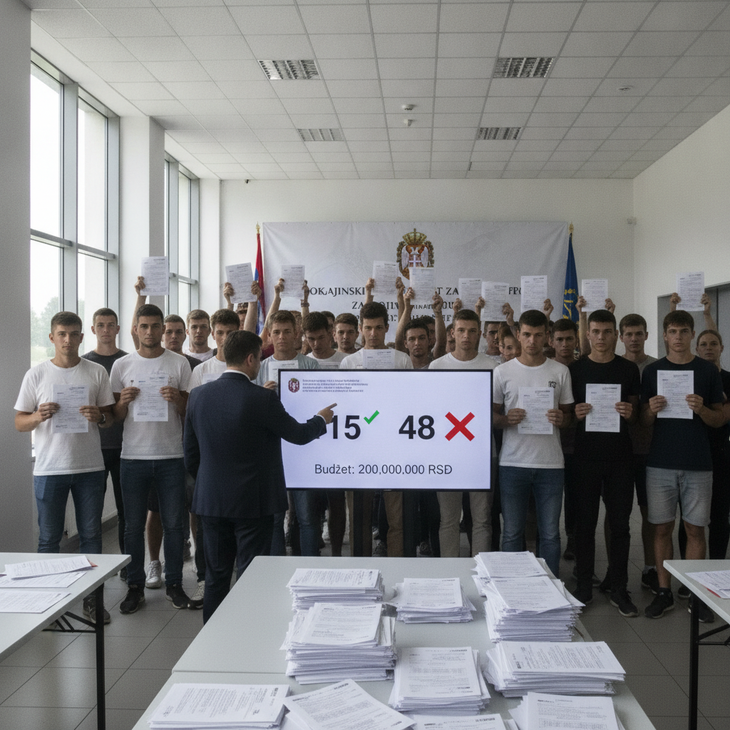 Dve stotine miliona za mlade u Vojvodini: 115 ugovora, ali 48 ostalo praznih ruku
