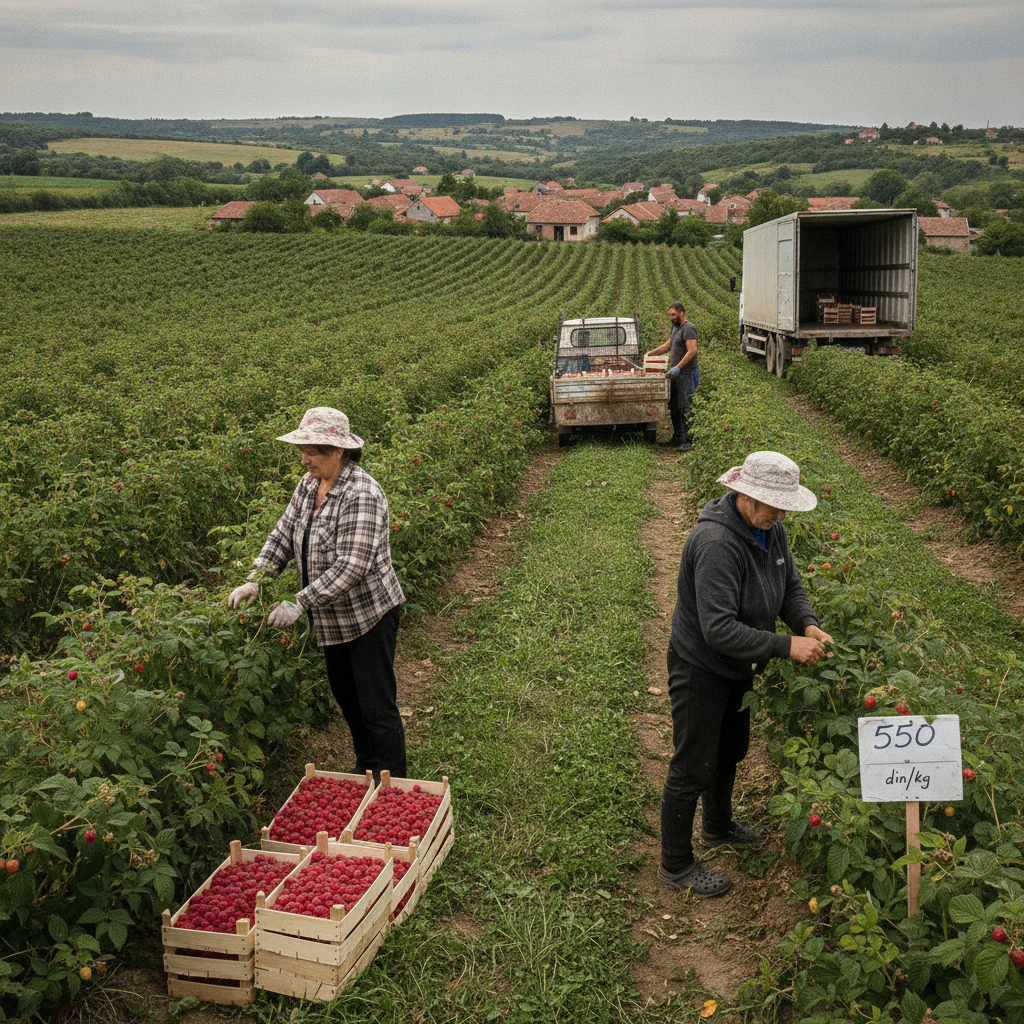 Berba maline kreće sa 550 dinara: Rod veći za trećinu, ali Srbija i dalje daleko od starog sjaja