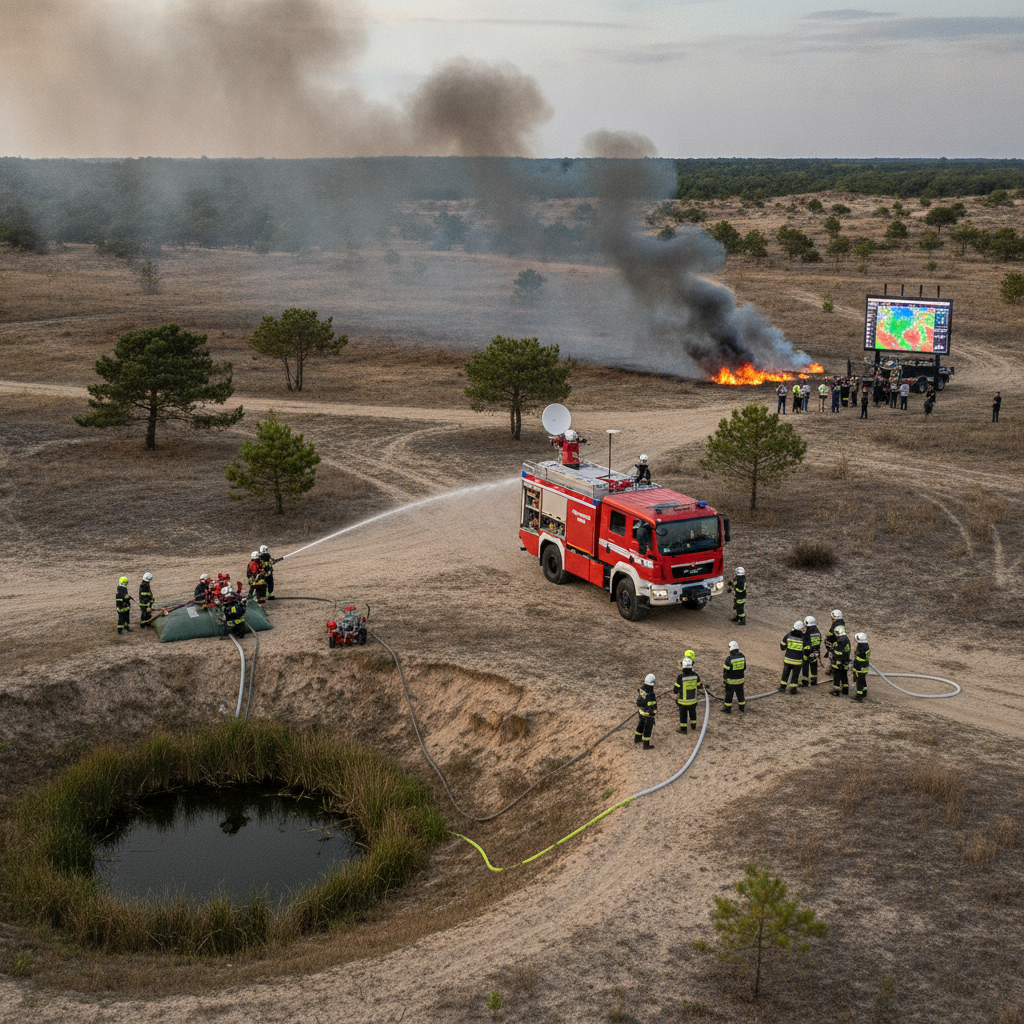 Subotica ugostila treći trening projekta STOP FIRES: Nova tehnologija, novo vatrogasno vozilo i terenska vežba protiv šumskih požara