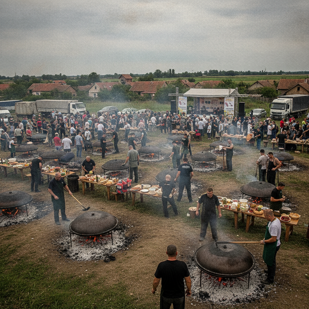 Riđička peka šesti put okupila četrdeset dve ekipe: Tradicija koja hrani i zajednicu i stočarstvo