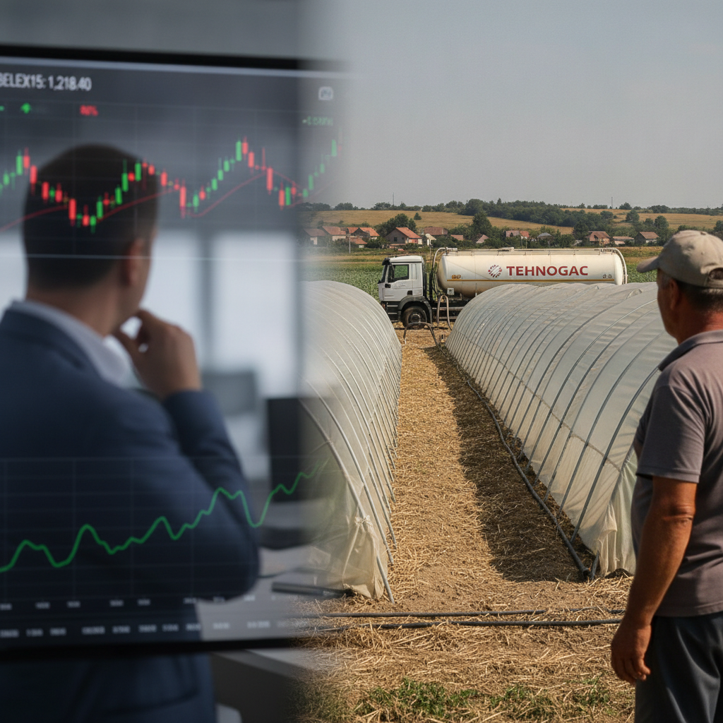 Belex miruje dok Tehnogas raste, a šta to govori poljoprivrednicima o tržištu i investicijama