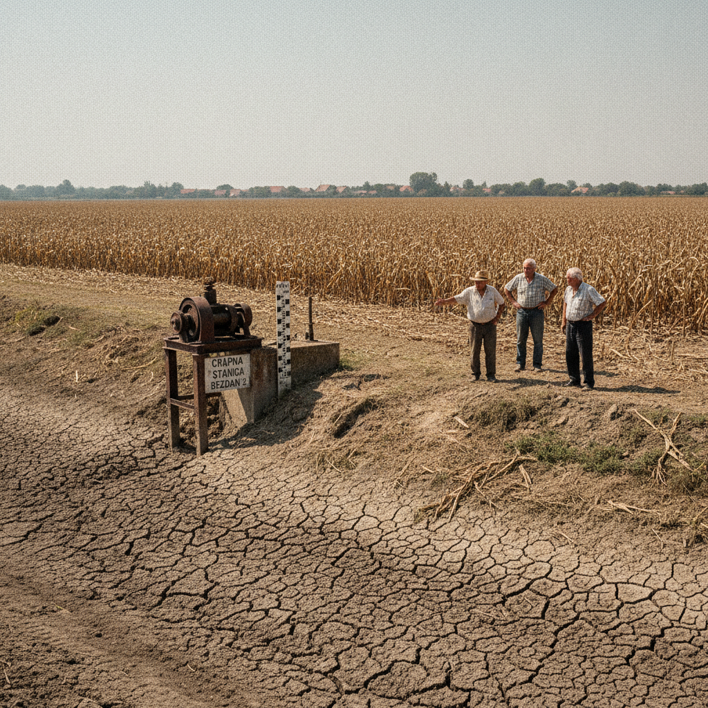 Vojvodina ostaje bez vode: Dunav na minus 164 i zabrana za Bačku