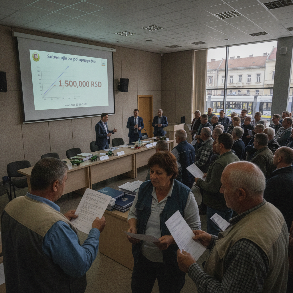 Novi Sad daje 1,5 miliona za opremu i najavljuje zakup zemlje za 2027 – ali rokovi beže