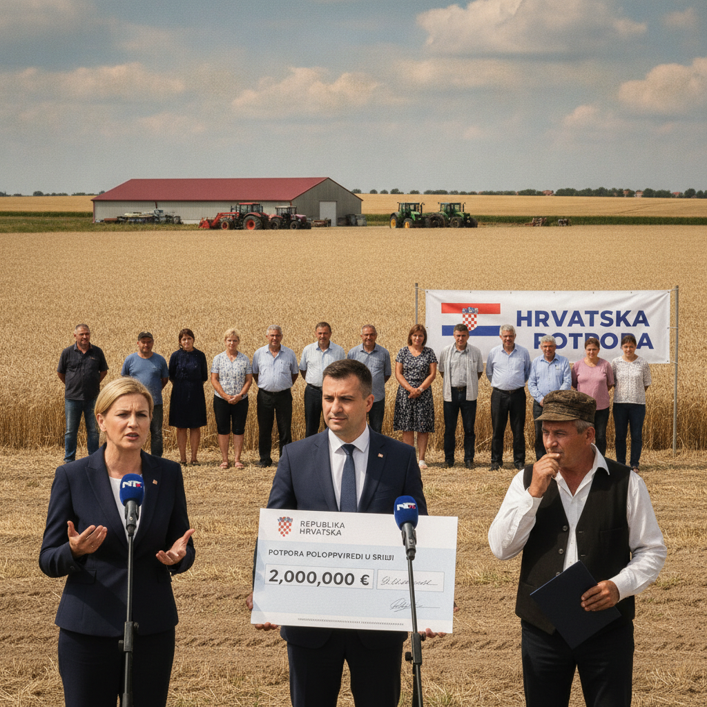 Hrvatska deli dva miliona evra svojim poljoprivrednicima u Srbiji – prvi put u istoriji