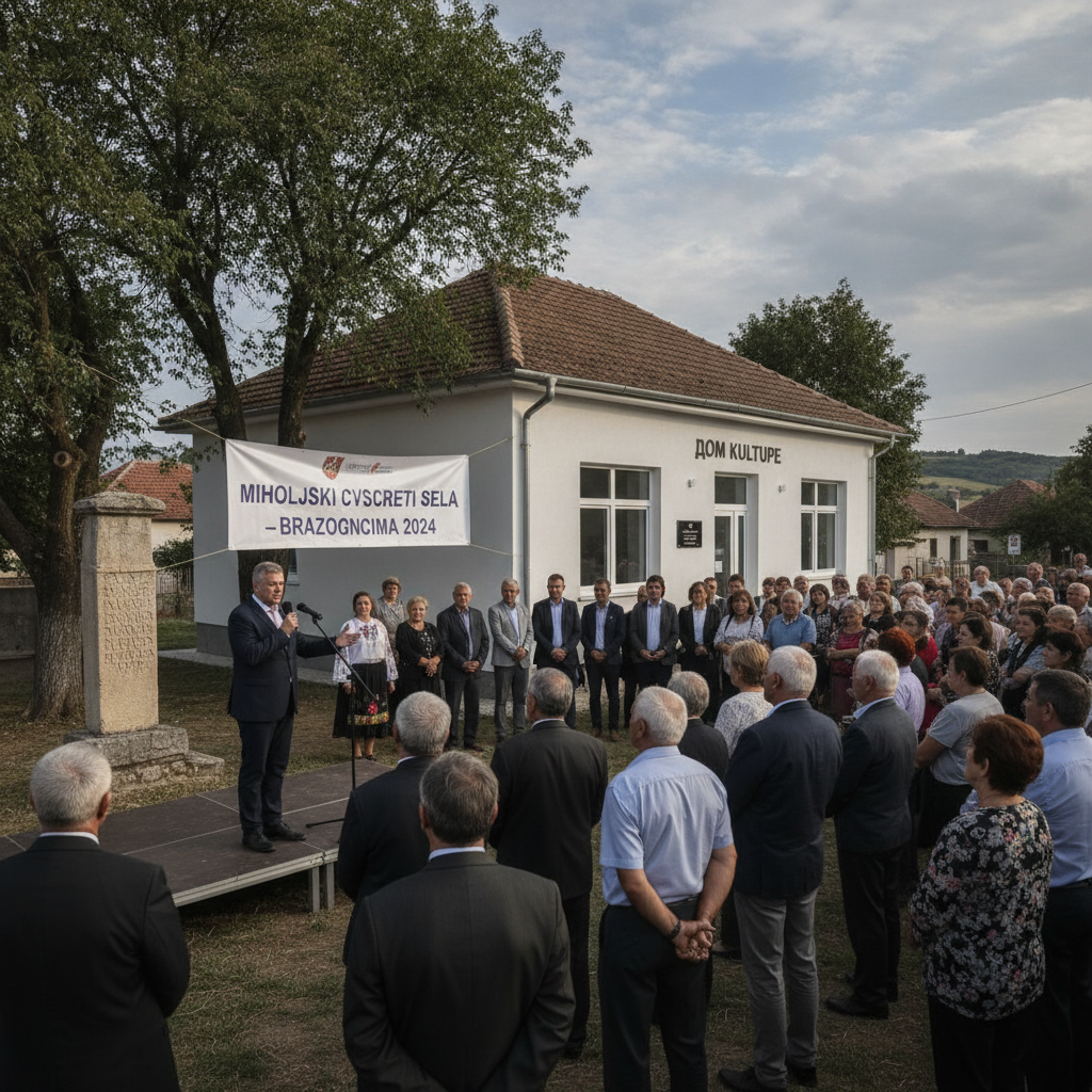 Obnovljen Dom kulture u Vražogrncima: Kad selo dobije mesto za život, a ne samo za preživljavanje