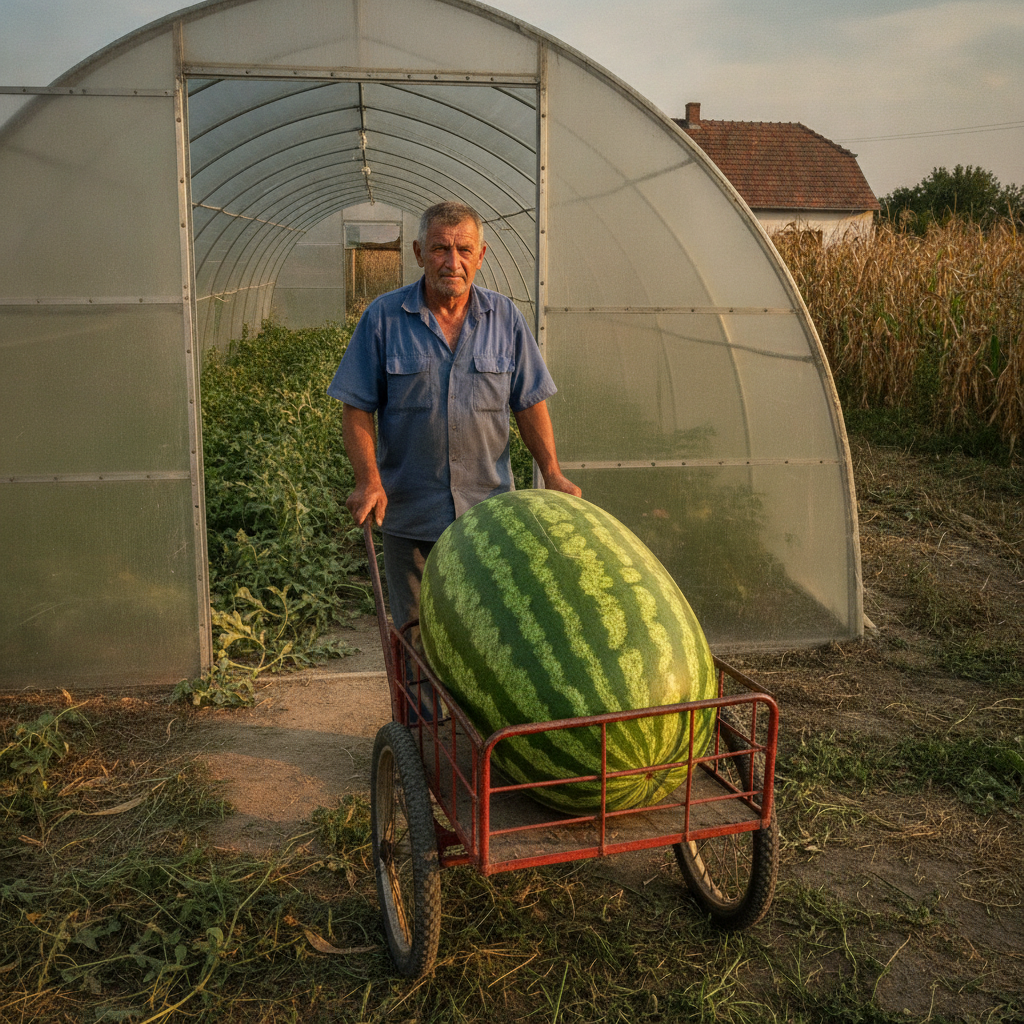 Mađarski farmer uzgojio lubenicu od 84 kilograma – džin koji pomera granice selekcije