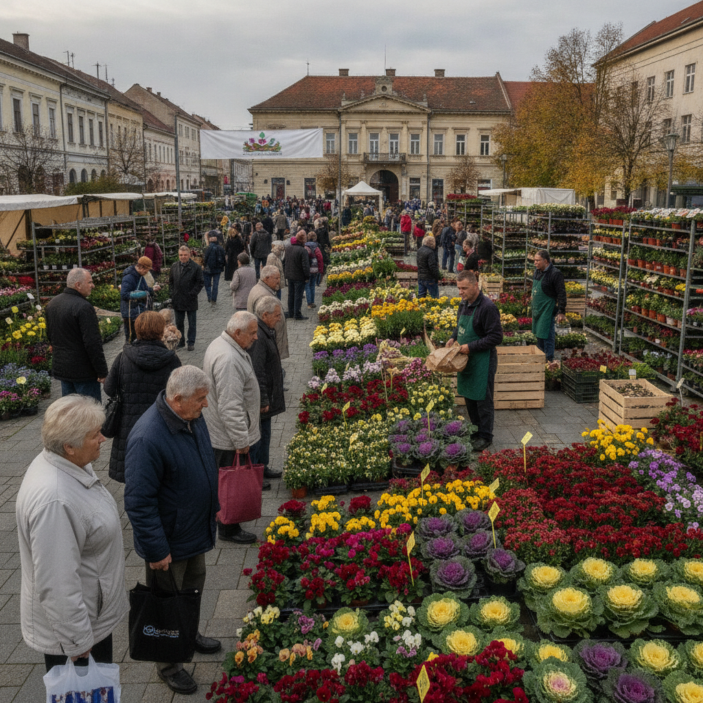 Jesenji festival cveća u Kuli donosi boje i priliku za direktnu prodaju
